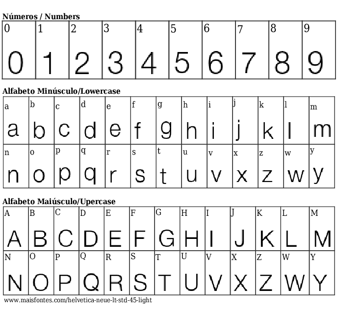 Helvetica light font download